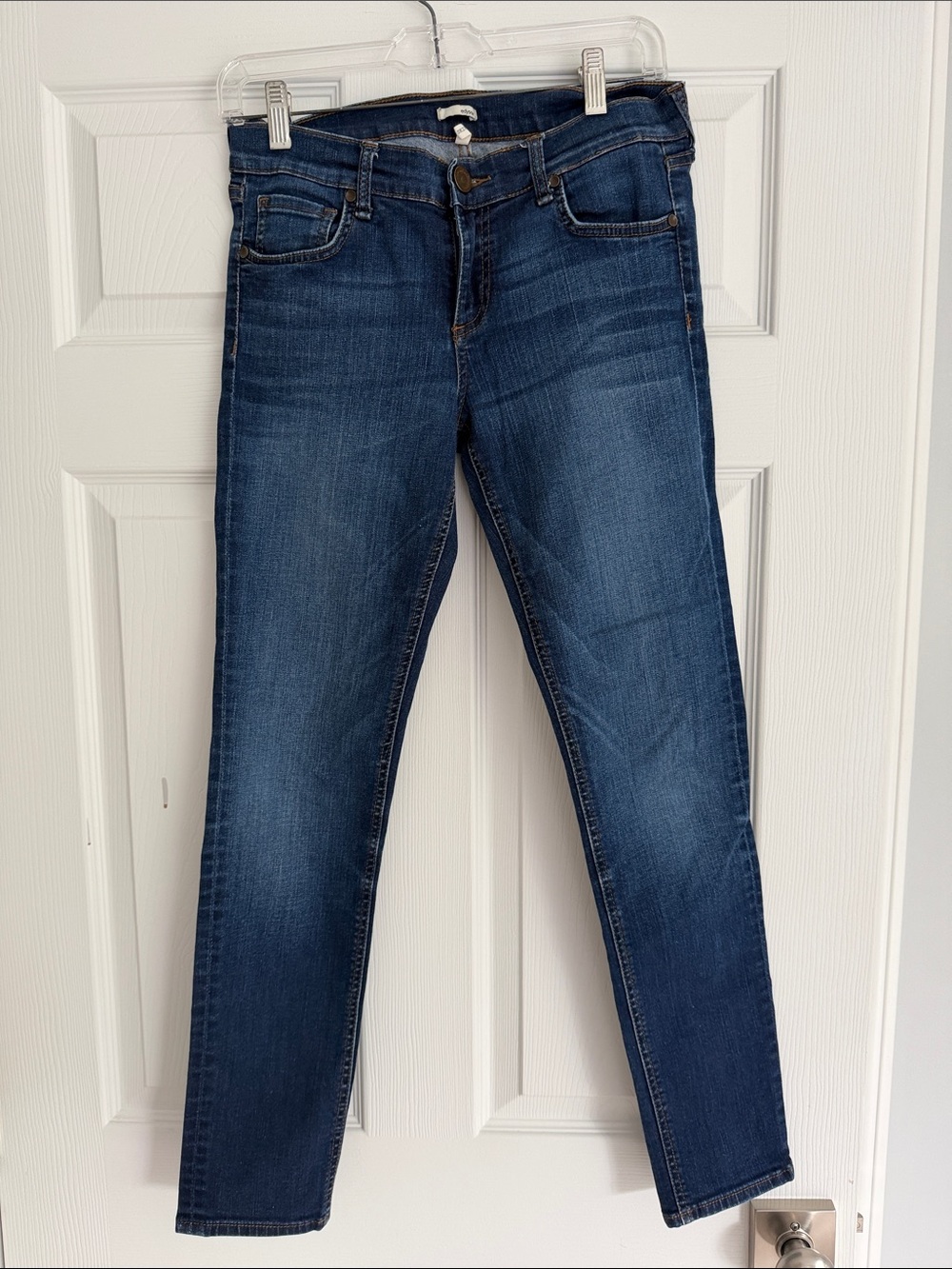 Edyson Size 28 Classic Skinny Jeans — Dark Blue Wash